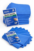 Huck Towels 100% Cotton Shop Towels Cleaning Cloths 10 Pack.