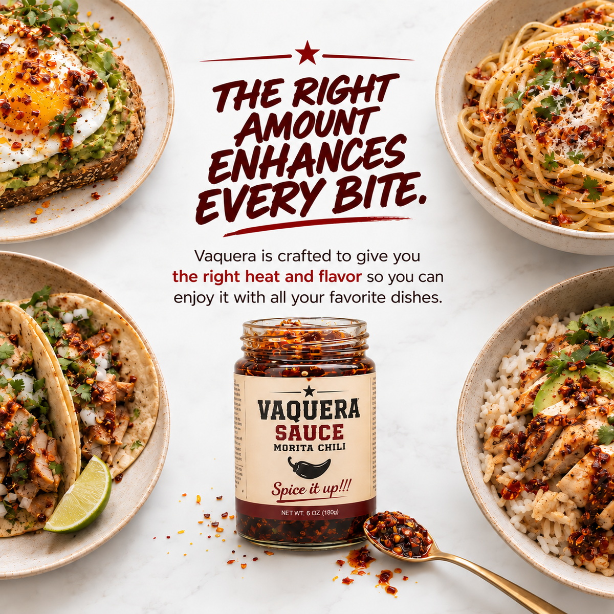 Vaquera Sauce Salsa Macha Chili Crisp, Morita Pepper Hot Sauce, 6 oz