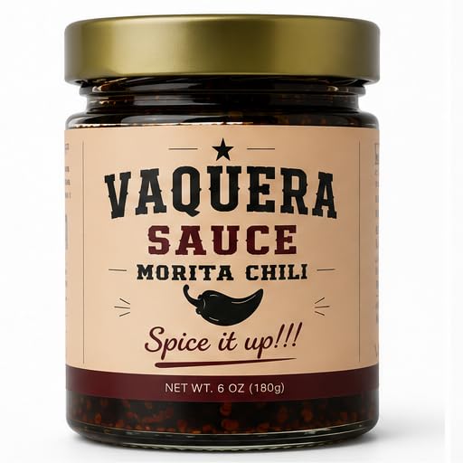 Vaquera Sauce Salsa Macha Chili Crisp, Morita Pepper Hot Sauce, 6 oz
