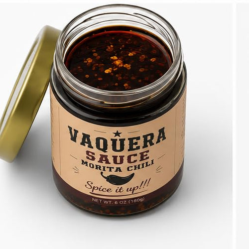 Vaquera Sauce Salsa Macha Chili Crisp, Morita Pepper Hot Sauce, 6 oz