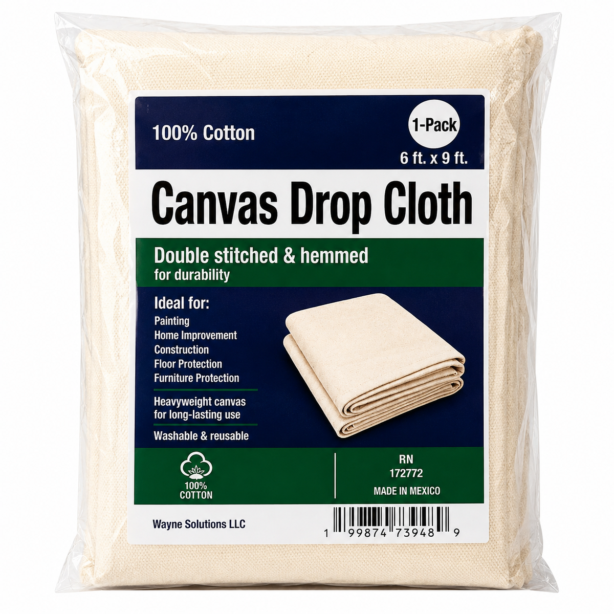 Canvas drop cloth